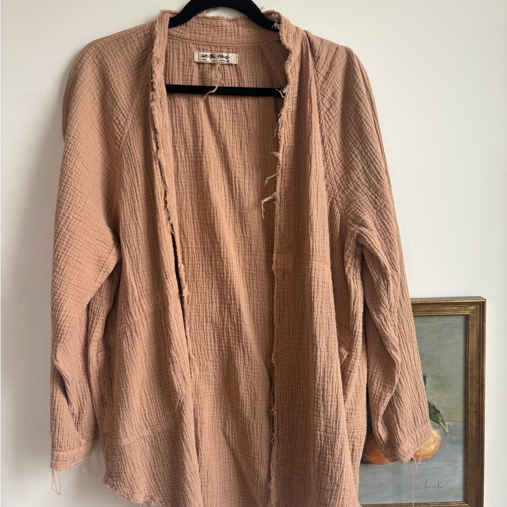 We The Free Blush Textured Cardigan